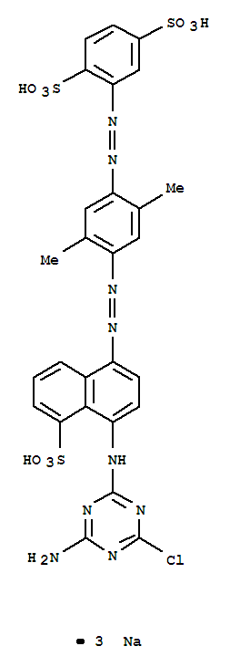 CAS:12270-76-7_C.I.活性橙35的分子结构