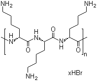 CAS:27964-99-4_多聚-D-赖氨酸氢溴酸盐的分子结构