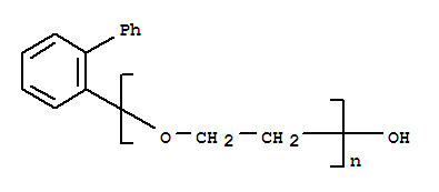 CAS:32171-23-6_α-(1,1'-联苯)-2-基-ω-羟基聚乙二醇的分子结构