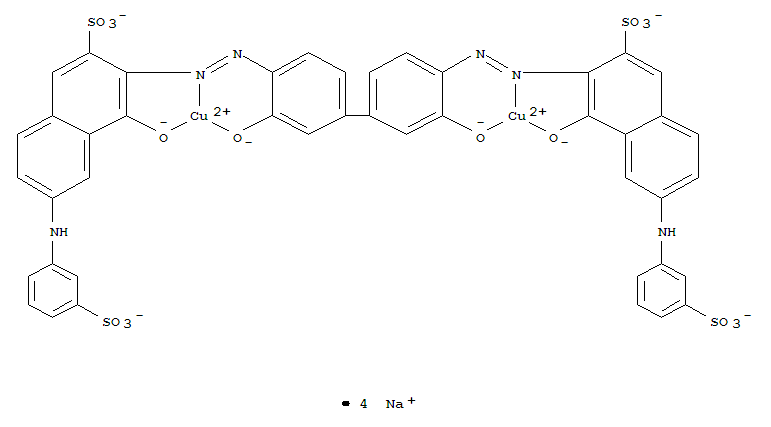 CAS:74432-30-7_C.I.直接黑132的分子结构
