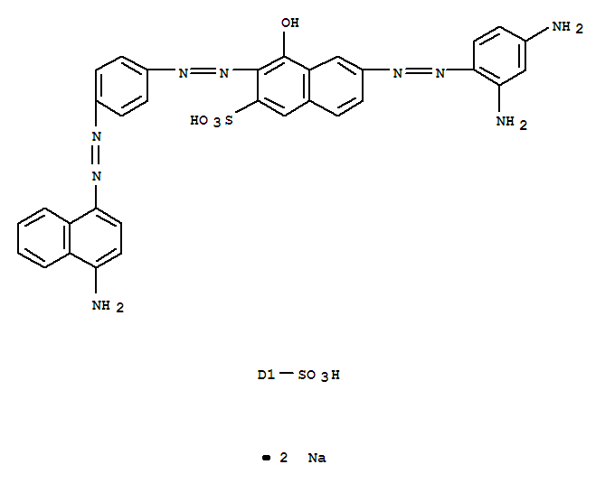 CAS:8003-62-1_直接黑FF的分子结构