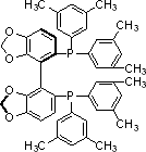 CAS:850253-53-1_R)-(+)-5,5-双[二(3,5-二甲苯基)膦]-4,4-二-1,3-苯并二茂的分子结构