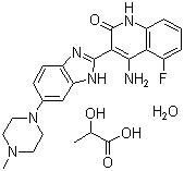CAS:915769-50-5_多韦替尼的分子结构