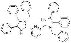 CAS:1223020-29-8_2,6-BIS[(2R,4S,5S)-1-BENZYL-4,5-DIPHENYLIMIDAZOLIDIN-2-YL]PYRIDINEķӽṹ