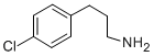 CAS:18655-50-0_3-(4-氯代苯基)丙胺的分子结构