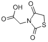CAS:31061-24-2_(Լ)(2,4-DIOXO-1,3-THIAZOLIDIN-3-YL)ACETIC ACIDķӽṹ