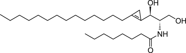 CAS:649767-83-9_N-[(1R,2S)-2-hydroxy-1-hydroxymethyl-2-(2-tridecyl-1-cyclopropenyl)ethyl]octanamideķӽṹ