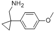 CAS:751-80-4_[1-(4-METHOXYPHENYL)CYCLOPROPYL]METHYLAMINEķӽṹ
