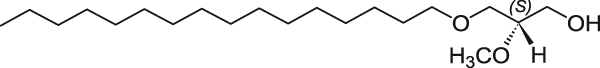 CAS:96960-92-8_1-O-hexadecyl-2-O-methyl-sn-glycerol (PMG)ķӽṹ