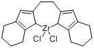 CAS:100163-29-9_rac-乙烯双(4,5,6,7-四氢-1-茚基)二氯化锆的分子结构