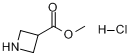 CAS:100202-39-9_氮杂环丁烷-3-甲酸甲酯盐酸盐的分子结构