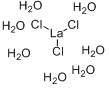 CAS:10025-84-0_氯化镧七水合物的分子结构