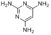 CAS:1004-38-2_2,4,6-三氨基嘧啶的分子结构