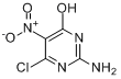 CAS:1007-99-4_2-氨基-4-氯-5-硝基-6-羟基嘧啶的分子结构