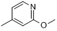 CAS:100848-70-2_2-甲氧基-4-甲基吡啶的分子结构