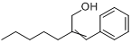 CAS:101-85-9_2-(苯基亚甲基)庚醇的分子结构