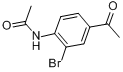 CAS:101209-08-9_4-乙酰胺基-3-溴苯乙酮的分子结构
