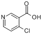 CAS:10177-29-4_4-氯烟酸的分子结构