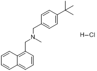 CAS:101827-46-7_盐酸布替萘芬的分子结构