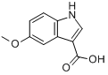 CAS:10242-01-0_5-甲氧基吲哚-3-羧酸的分子结构