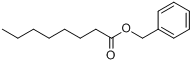 CAS:10276-85-4_辛酸苯基甲基酯的分子结构