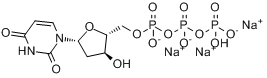 CAS:102814-08-4_2'-脱氧尿苷-5'-三磷酸三钠盐的分子结构