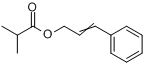 CAS:103-59-3_2-甲基-丙酸-3-苯基-2-丙烯醇酯的分子结构