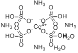 CAS:10378-47-9_硫酸铈铵二水合物的分子结构
