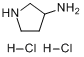 CAS:103831-11-4_3-氨基吡咯烷二盐酸盐的分子结构