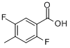 CAS:103877-80-1_2,5-二氟-4-甲基苯甲酸的分子结构