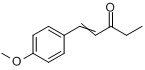 CAS:104-27-8_1-(4-甲氧苯基)-1-戊烯-3-酮的分子结构