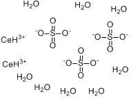 CAS:10450-59-6_硫酸亚铈八水合物的分子结构