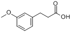 CAS:10516-71-9_3-(3-甲氧基苯基)丙酸的分子结构