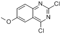 CAS:105763-77-7_2,4-二氯-6-甲氧基喹唑啉的分子结构