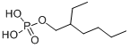 CAS:1070-03-7_磷酸单-2-乙基己酯的分子结构