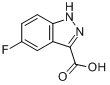 CAS:1077-96-9_5-氟吲唑-3-羧酸的分子结构