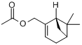 CAS:1079-01-2_(1S)-6,6-二甲基二环[3.1.1]庚-2-烯-2-基甲醇乙酸酯的分子结构