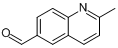 CAS:108166-03-6_2-甲基喹啉-6-甲醛的分子结构