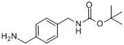 CAS:108468-00-4_1-(N-Boc-氨基甲基)-4-(氨基甲基)苯的分子结构