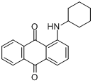 CAS:1096-48-6_1-环己氨基-9,10-蒽二酮的分子结构