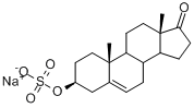 CAS:1099-87-2_去氢表雄酮硫酸钠的分子结构