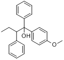 CAS:111957-50-7_1-(4-甲氧苯基)-1,2-二苯基丁醇的分子结构