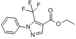 CAS:112055-34-2_2-苯基-3-三氟甲基吡唑-4-羧酸乙酯的分子结构