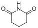 CAS:1121-89-7_戊二酰亚胺的分子结构