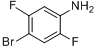 CAS:112279-60-4_4-溴-2,5-二氟苯胺的分子结构