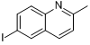 CAS:1128-62-7_6-碘-2-甲基喹啉的分子结构