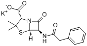 CAS:113-98-4_青霉素钾的分子结构
