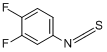 CAS:113028-75-4_3,4-二氟苯异硫氰酸酯的分子结构