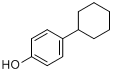 CAS:1131-60-8_4-环己基苯酚的分子结构