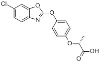 CAS:113158-40-0_精恶唑禾草灵的分子结构